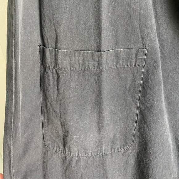 A.P.C. Black Cotton Dress with Tie - Picture 4 of 7